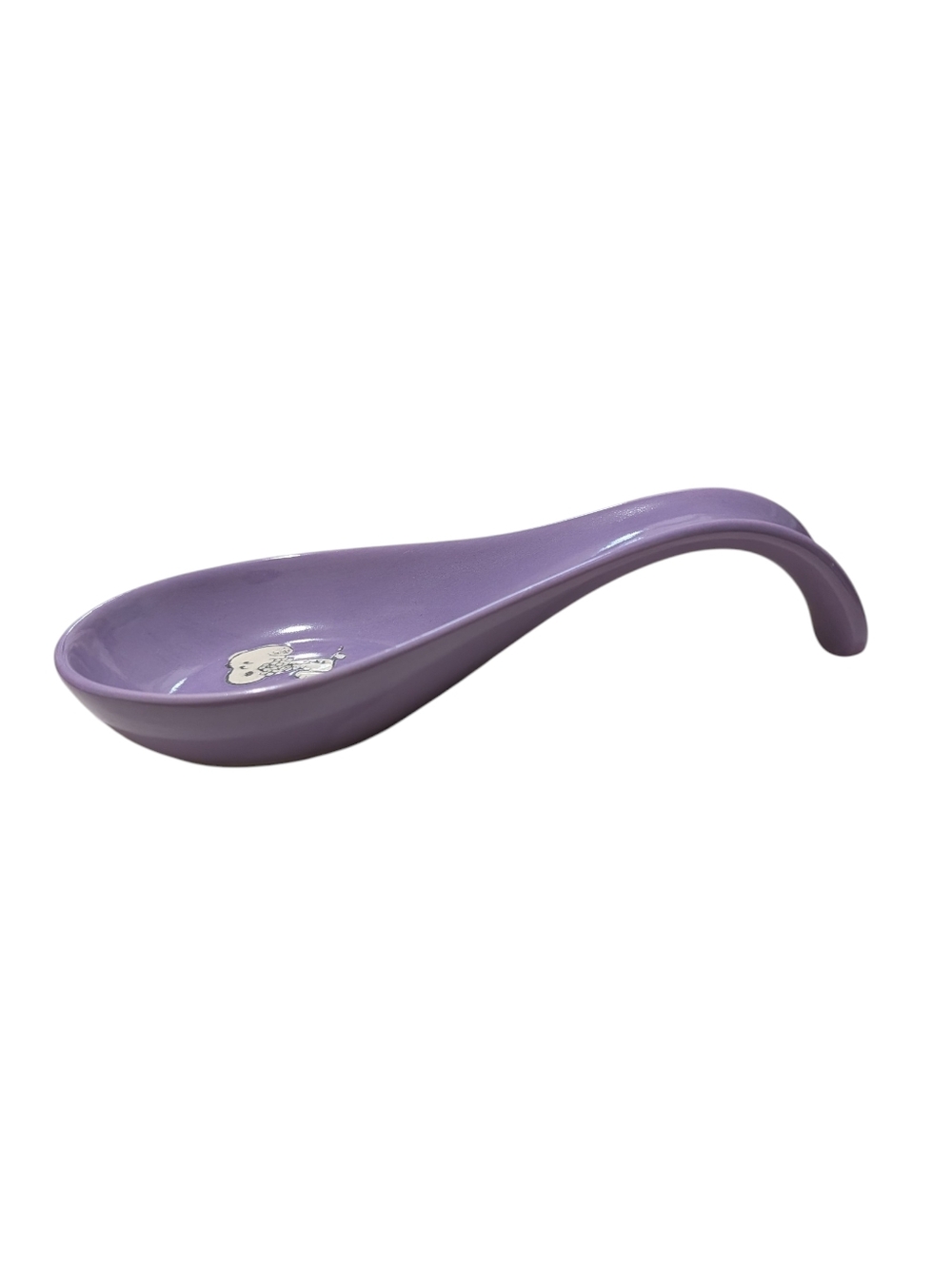 NEW Peanuts Ceramic Spoon Rest Lavender Pastel Purple - Picture 3 of 6